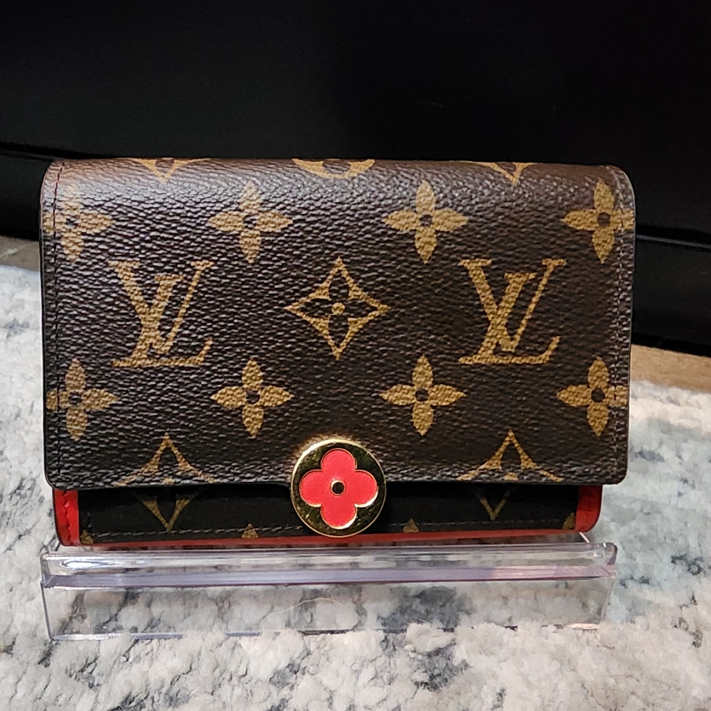 Louis Vuitton Monogram Flore Compact Wallet